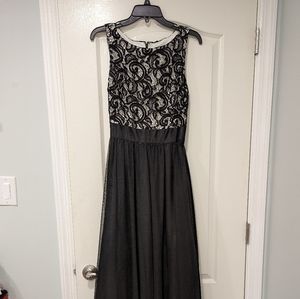 Jessica Howard Black Full Length Formal Dress